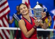Emma Raducanu at the US Open 2021. (Photo: Getty)